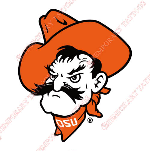 Oklahoma State Cowboys Customize Temporary Tattoos Stickers NO.5773